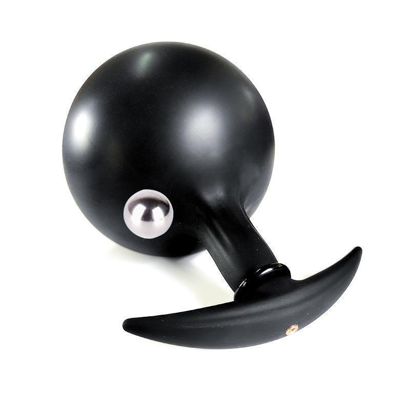 Inflatable Anal Butt Plug with Built-in Steel Ball Woman Anu