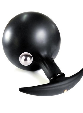 Inflatable Anal Butt Plug with Built-in Steel Ball Woman Anu