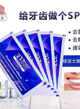 5 Pouch/10 White Strips 3d Whitestrips Teeth Whitening