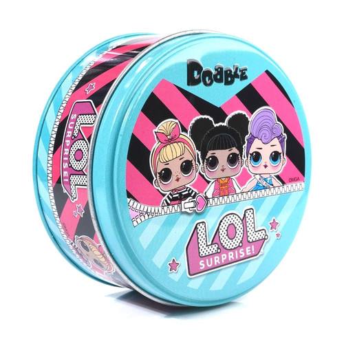 spot it game 英文版 铁盒找你妹 多人聚会益智游戏卡牌Dobble