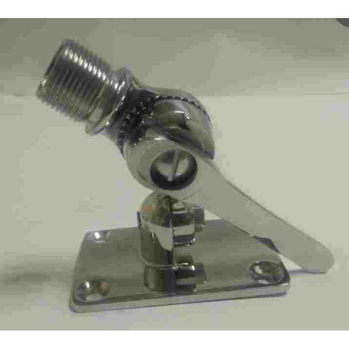 甚高频对讲机天线底座 船用不锈钢天线底座 游艇甚高频天线底座