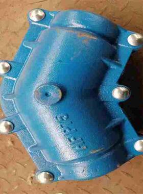 45度弯头抢修节水管堵漏器45&deg;弯头哈夫节管道抢修接pe110 160