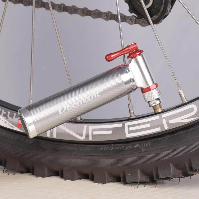 山地自行车CO2应急迷你打气筒铝合金充气筒球类美法嘴 骑行装备