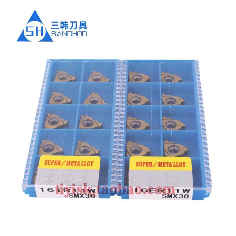三韩螺纹刀片钢用挑丝刀粒16ER/IR 11/14/19W SMX30英制直管螺纹