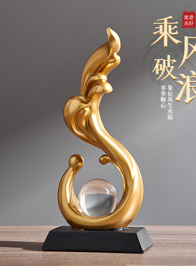 速发高柜摆件轻奢酒档客厅电视柜玄关家居装饰品办公室工艺礼品摆