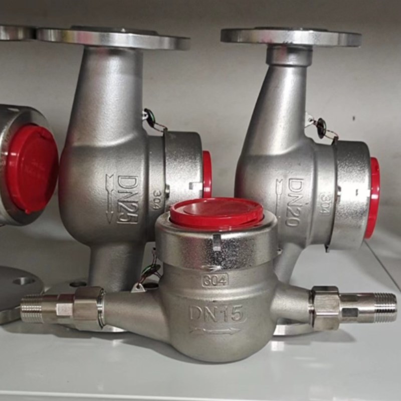 厂家直销不锈钢水表旋翼式螺纹丝扣304/316冷热干湿耐酸碱耐腐蚀