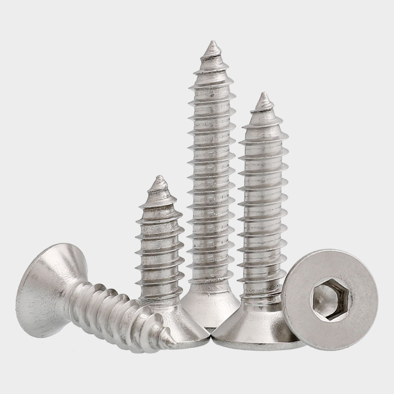 304不锈钢沉头内六角自攻螺丝螺钉M6M5M4M3M2Hx10x12x16x20x25x30