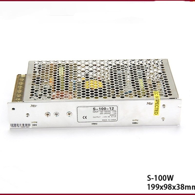 单组输出直流稳压LEmD驱动开关电源 S-100W (5V 12V 24V)