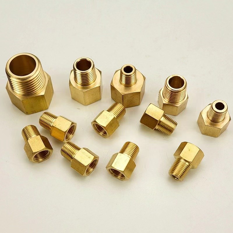 全铜压力表转换接头内外丝接头大小头变径接头M14M16M20*1.5转4分