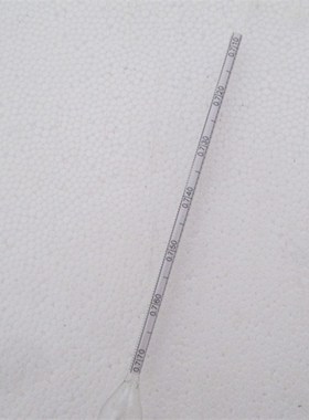 SY-2石油密度计 柴油汽r油密度计液体比重计0.710-0.770万分之五