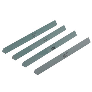 三角形磨刀石小号150目菱形砂条小磨石条去毛刺模具抛光油石棒