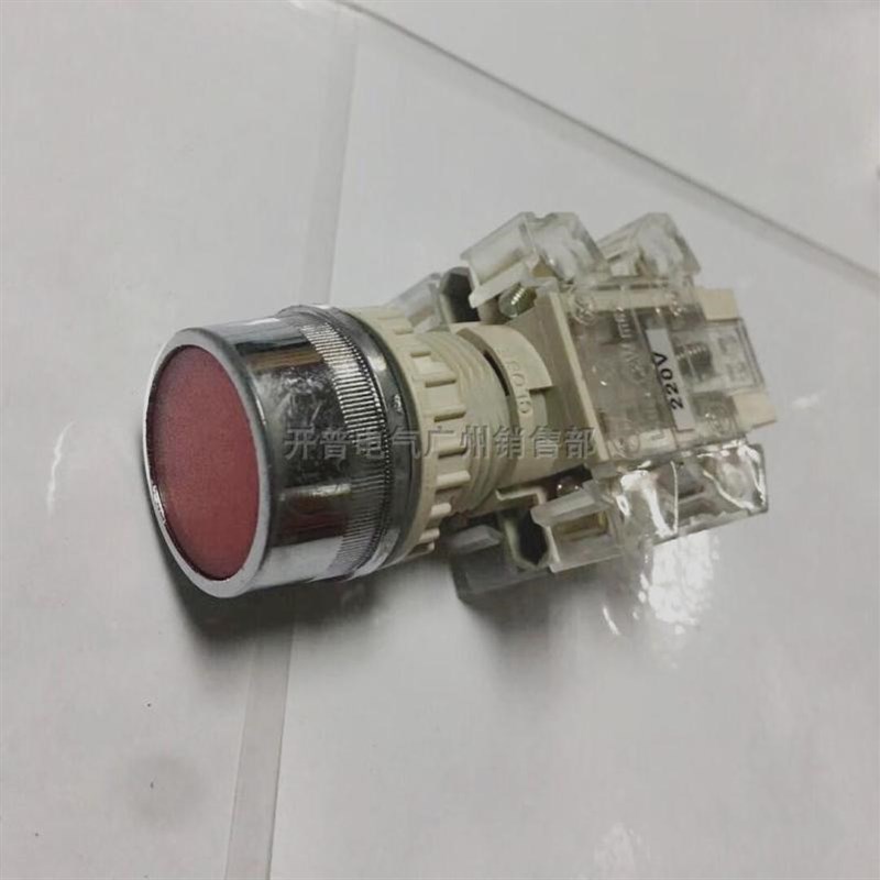 永前LA128 j台湾款带灯型复位按钮开关 T2TFR-1C 220V
