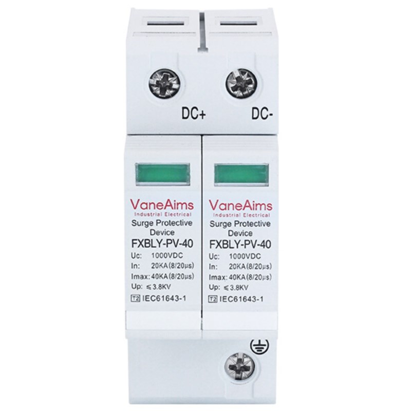 风向标 直流浪涌保护器DC1000V600V光伏太阳能防雷器40KA2P避雷器