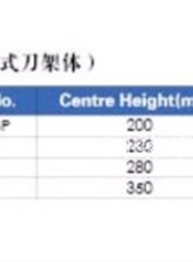 501-B 意式快换刀架 主刀体单品 可配置任意数量刀夹 快速换刀