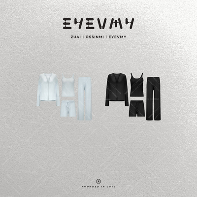 【19支天爽亚麻懒人四件套】针织开衫吊带长裤短裤套装WT52YLH023