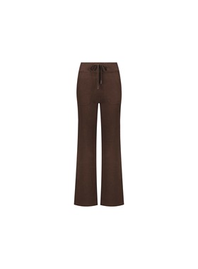 软糥细绒微喇橡筋腰头小直筒裤 WT44UFU040