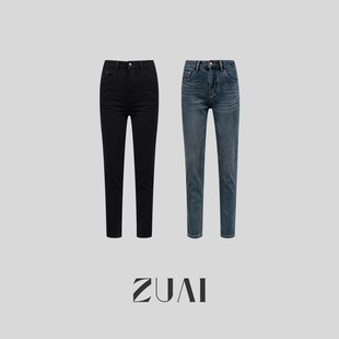13氨加绒面面弹长裤 烟管牛仔裤 黑标正宗土耳其The款 祖艾