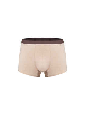 【彩棉男士无痕内裤】纯色高端精梳棉内裤透气平角裤NK5DDK005