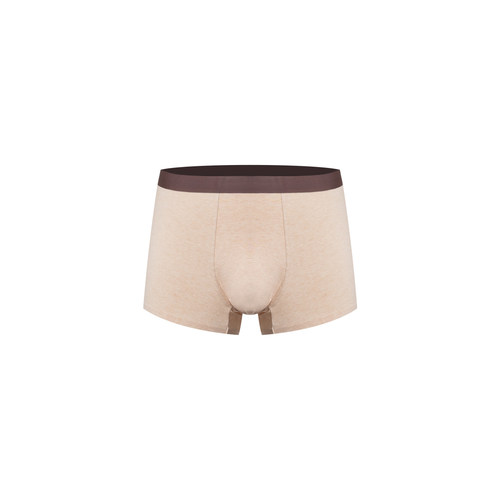 【彩棉男士无痕内裤】纯色高端精梳棉内裤透气平角裤NK5DDK005