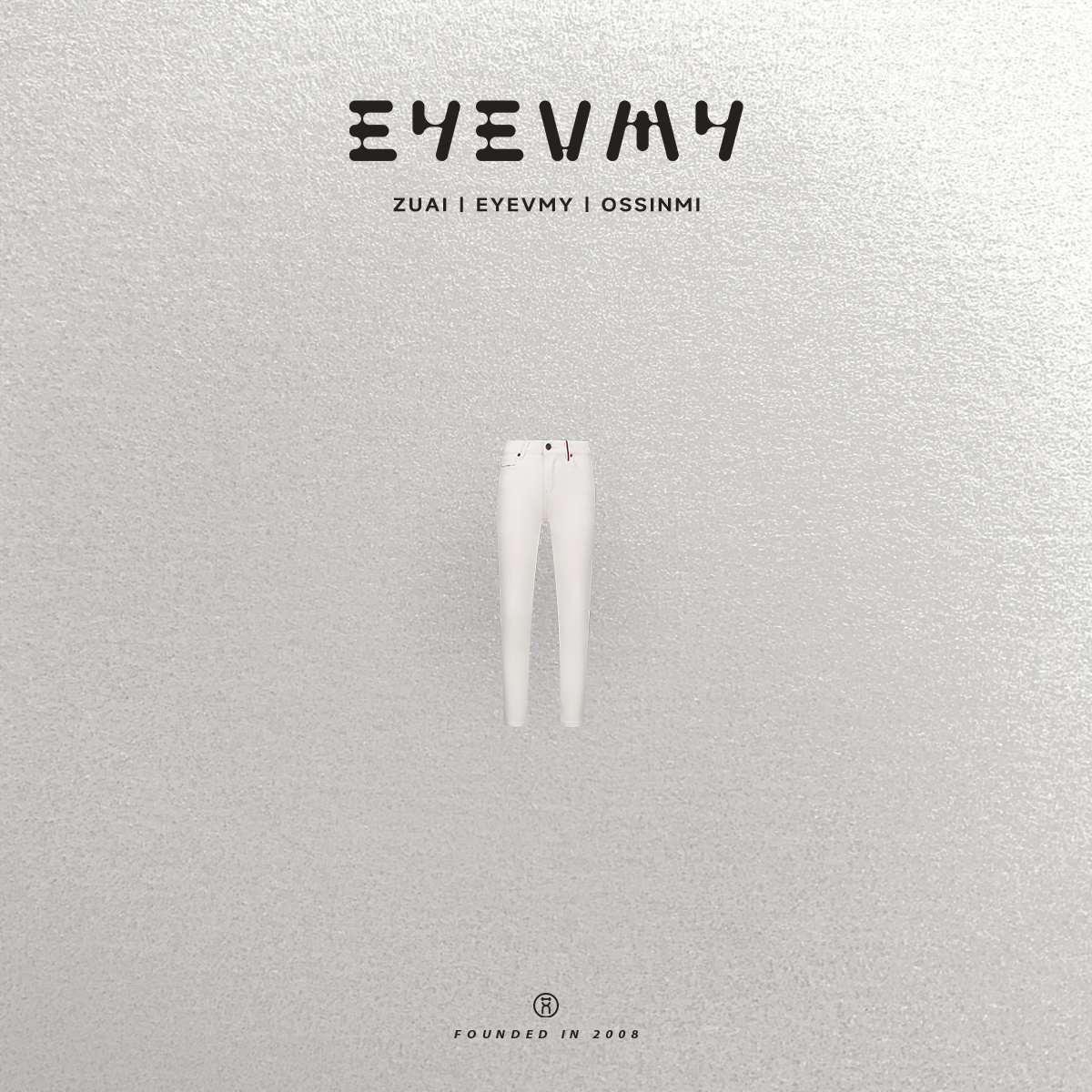 【烟管小白牛】360°四面弹特绒直筒九分牛仔裤