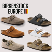 软木拖鞋 勃肯鞋 半拖真皮凉鞋 窄版 BIRKENSTOK 女鞋 EUROPE德国正品