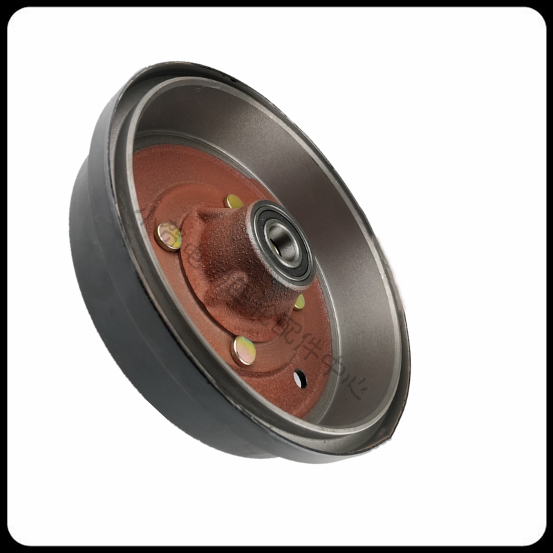 前刹车鼓制动毂总成益高朗晴沃森玛西尔四轮电动巡逻车观光车配件