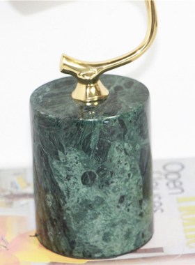 新中式黄铜银杏叶书架摆件装饰摆设品样板房家居酒柜软装装饰