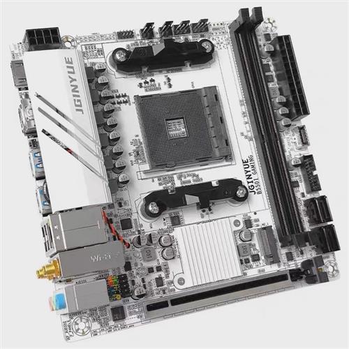 精粤B550i/B450i GAMING主板AM4锐龙12345代CPU迷你ITX台式机电脑