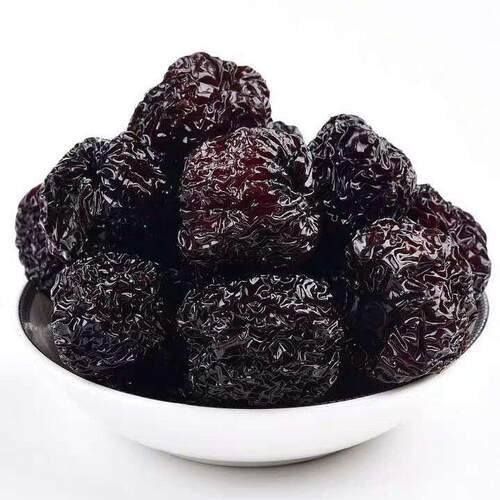 新货疆圆黑枣特级紫晶大
