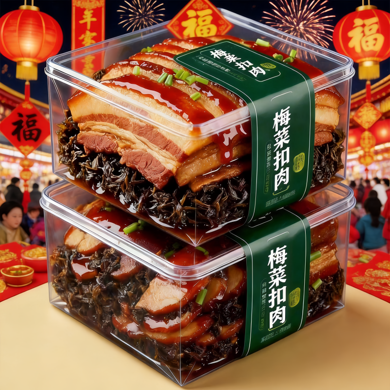 农科院四川正宗梅菜扣肉加热即食官方旗舰店半成品年货礼盒肘子肉