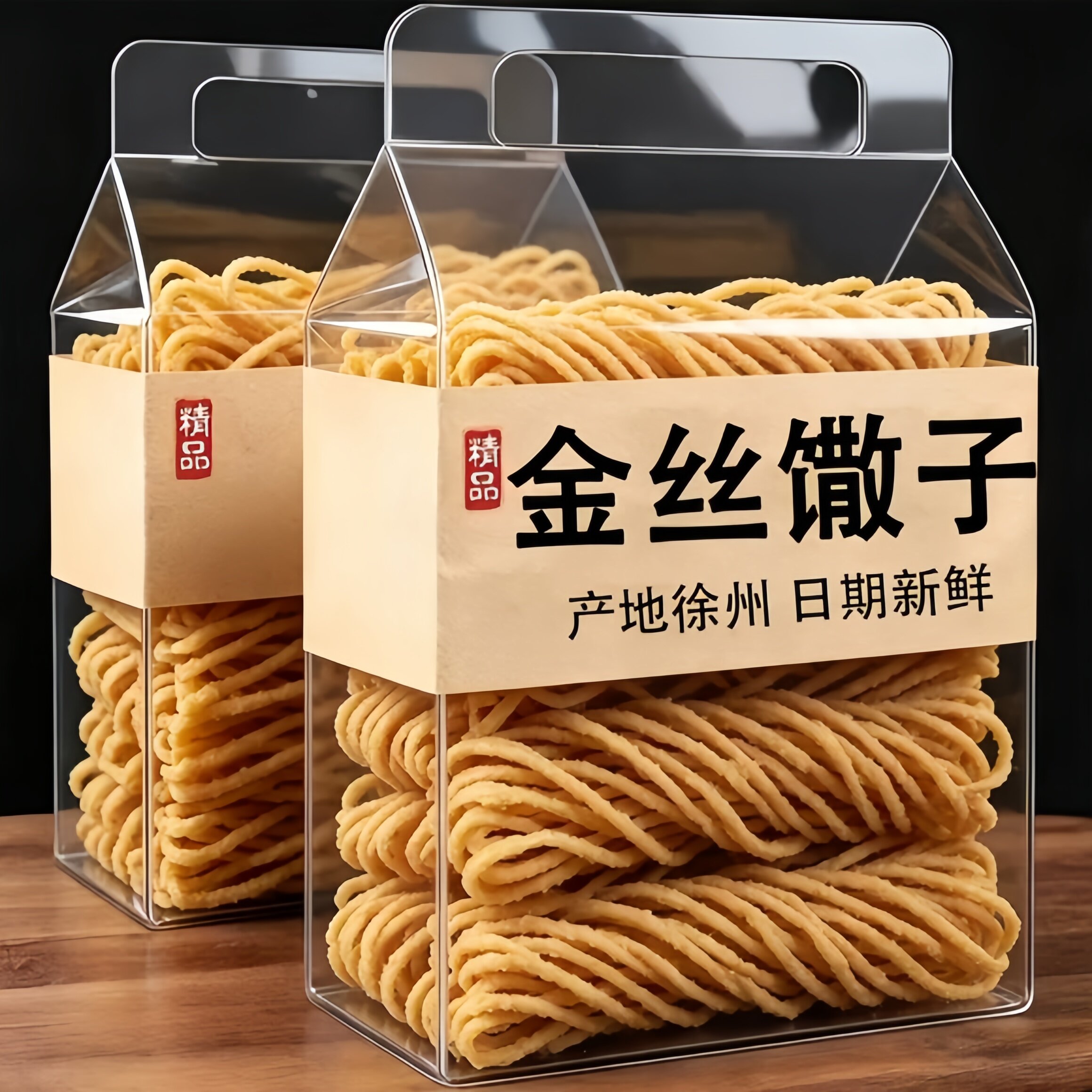 徐州特产金丝馓子独立包装撒子安徽手工散子油炸酥山东淮安茶健康