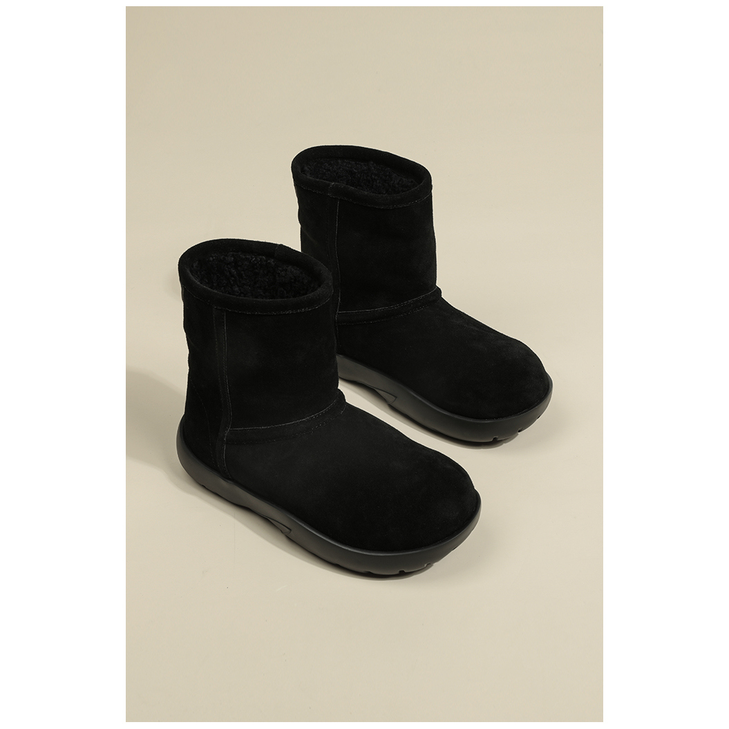 【诗诗有毒精选】羊皮毛一体厚底雪地靴女WF6238