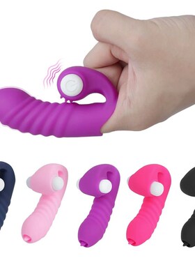 Strapon Finger Sleeve Vibrators For Women Clitoris