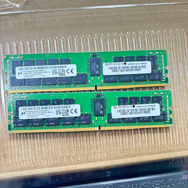 DDR4服务器32GB内存条支持ECC美光颗粒可选三星性能稳定持久耐用