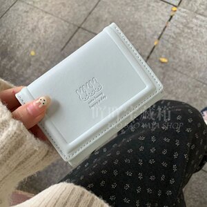 奶油撞色米菲兔兔女款轻薄钱包