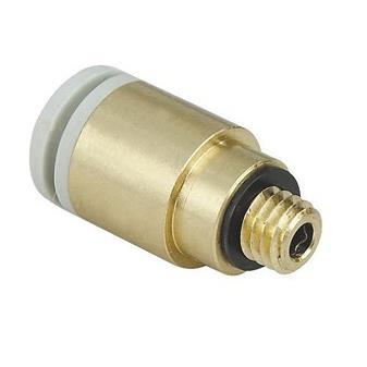 优接头KJS04-M5/06-M5/03/M3/M4/M6/01NS微型白色内六角螺纹直通