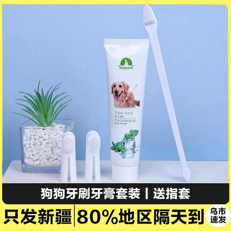 狗狗牙刷牙膏套装泰迪专用猫咪金毛宠物清洁用品