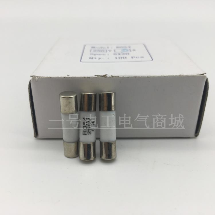 RO54 1A陶瓷管保险丝 250V 5×20MM R054 1A 5*20mm熔断器 保险丝