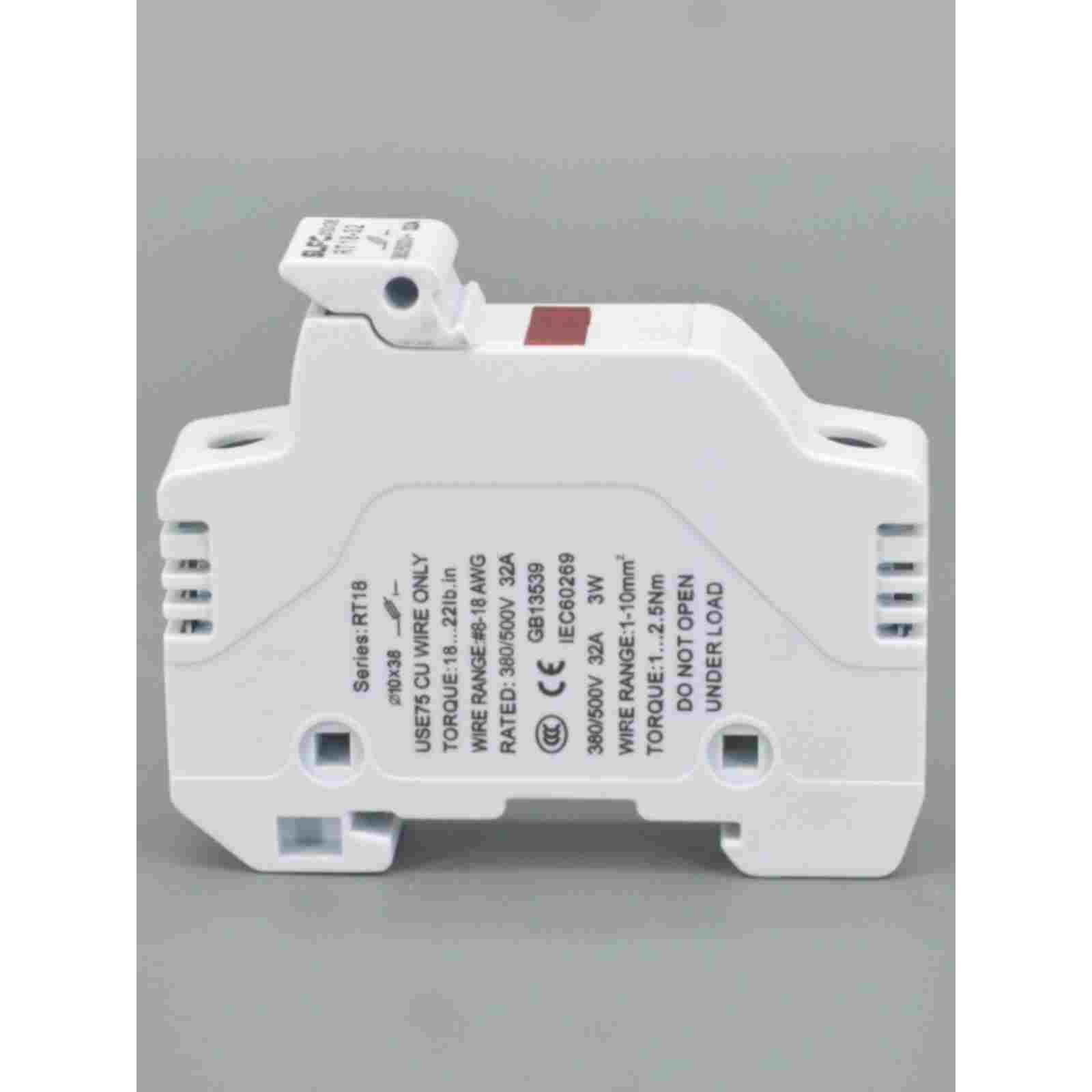 新力(永上) 低压圆筒帽形熔断器座 保险座 RT18-32X 1P  带指示灯