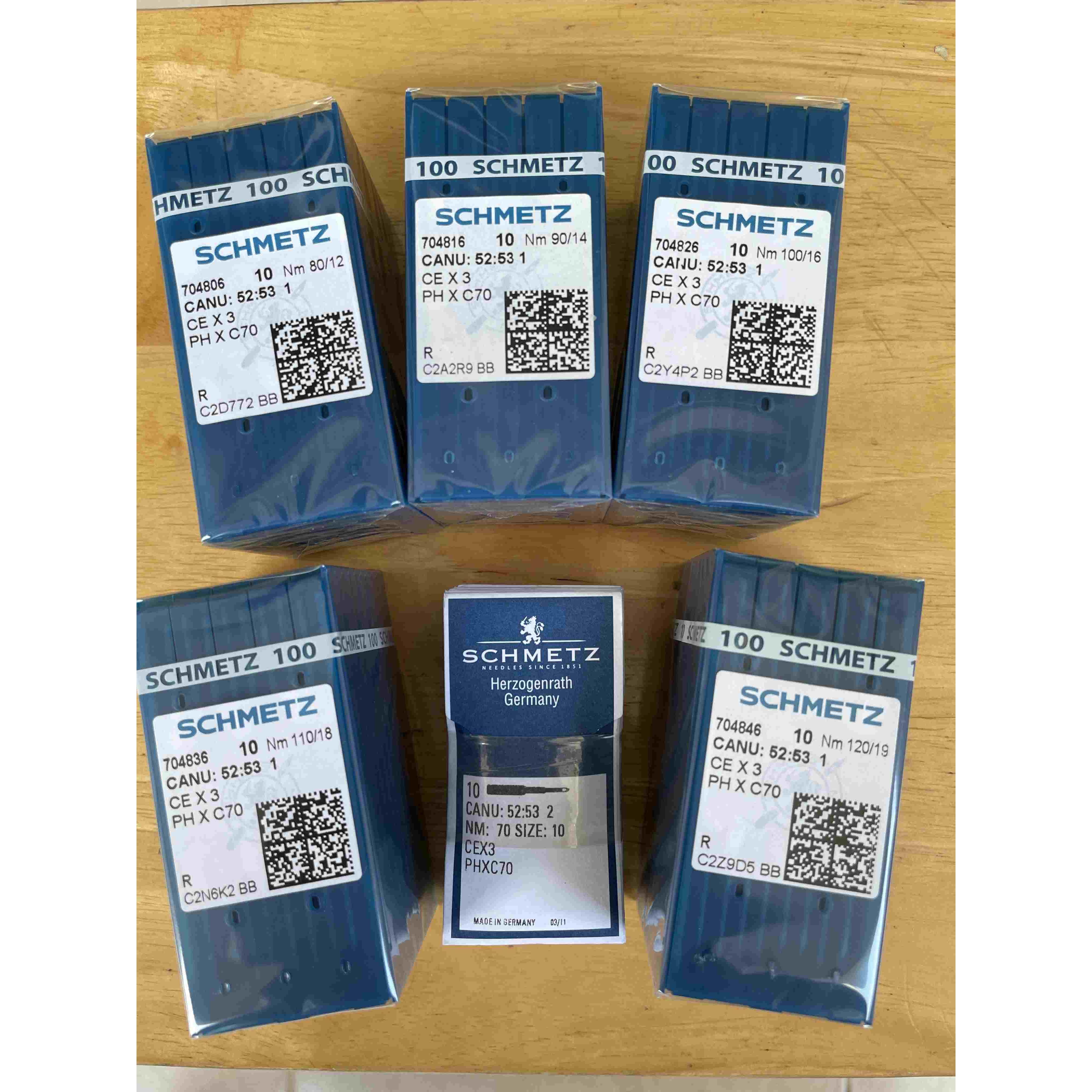 德国蓝狮车针CEX3 PHxC70 C70改良版毛巾绣针勾毛针勾冷针绣花