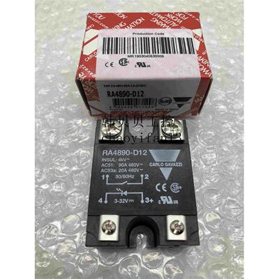 全新原装进口CARLOGAVAZZI瑞士佳乐固态继电器RA4890-D12