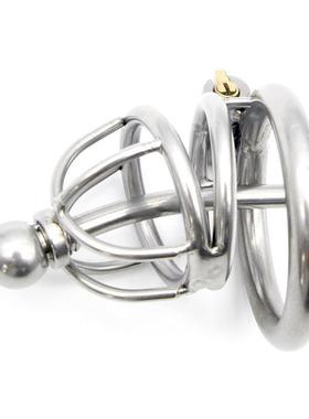CHASTE BIRD Male 304 Stainless Steel Metal Chastity Device w