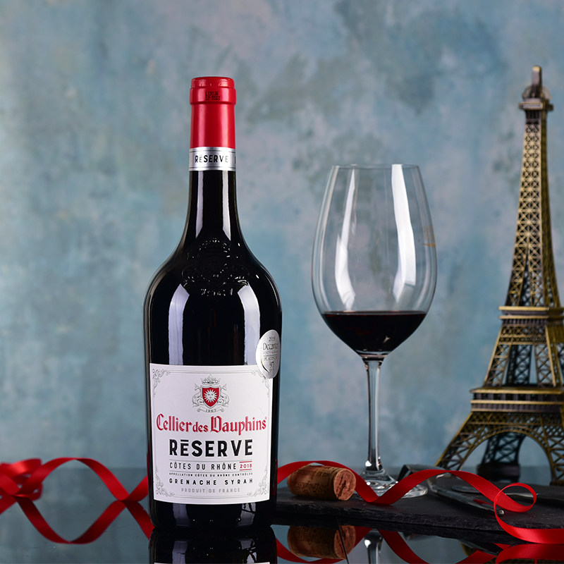 罗纳王珍藏干红葡萄酒法国罗纳河谷红葡萄酒750ml