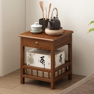 家用非实木茶几小桌子边柜简易置物架茶台小型小户型边几客厅 新款