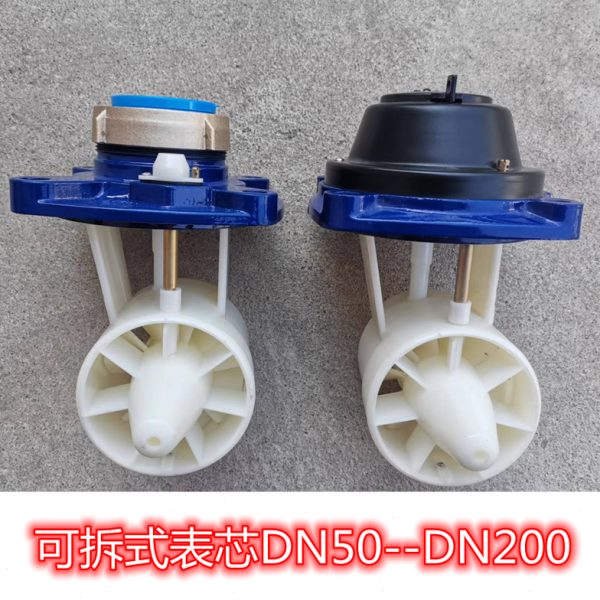干式磁传水表芯可拆式表芯热水表冷水表工业用大口径水表配件旋翼
