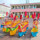 趣味运动会比赛道具 端午节幼儿园儿童舞旱地赛划龙舟船桨演出服装