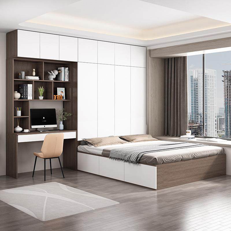 榻榻米衣柜一体床小户型省空间多功能衣帽间储物床儿童书桌组合床,住宅家具,衣柜床,淘宝优惠券,粉丝福利购,淘宝优惠卷