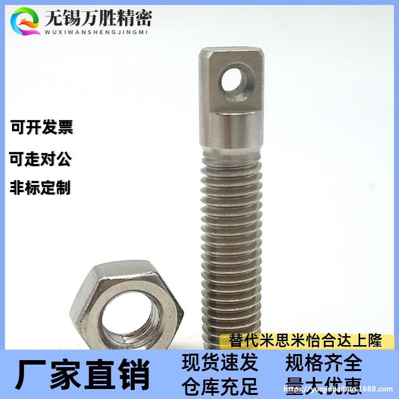 FFD11-D3/D4/D5/D6-L15/L20/L25/L30拉伸弹簧支柱扁方半牙型AIPO