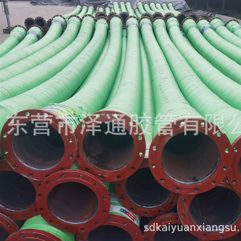 大口径法兰胶f管厂家优惠埋吸胶管钢丝吸引管吸排水胶管吸沙排沙