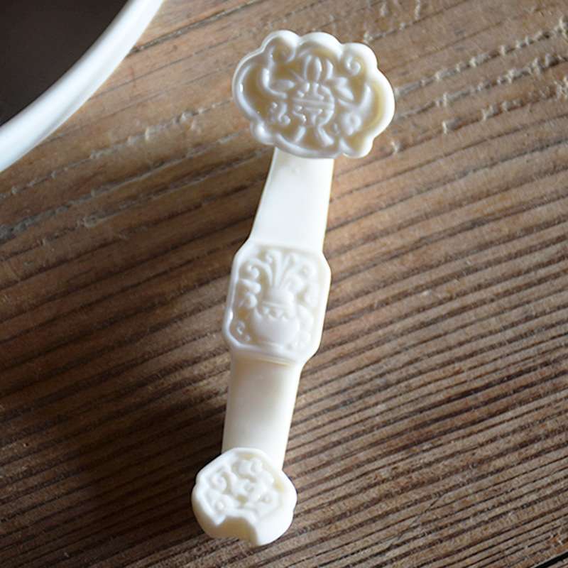 创意复古迷你如意茶宠茶道笔架精品把玩白瓷保佑平安家居文房摆